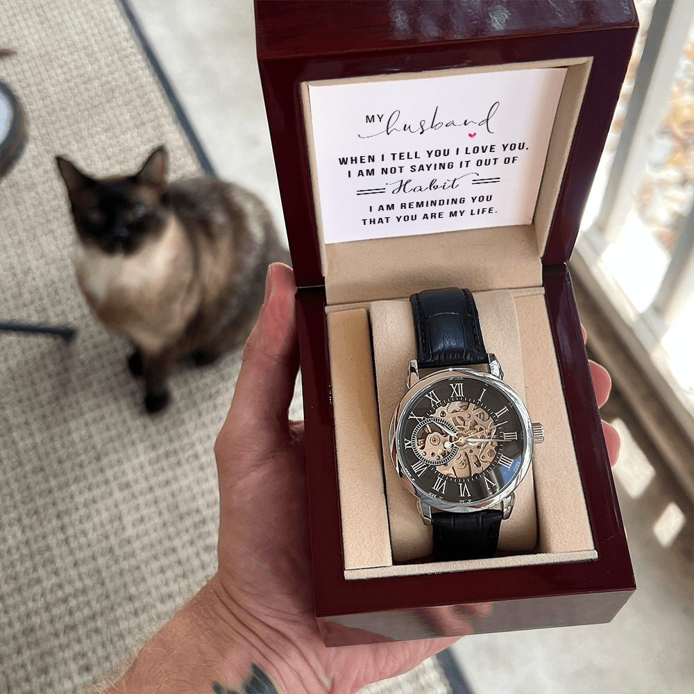 Openwork Watch for Husband