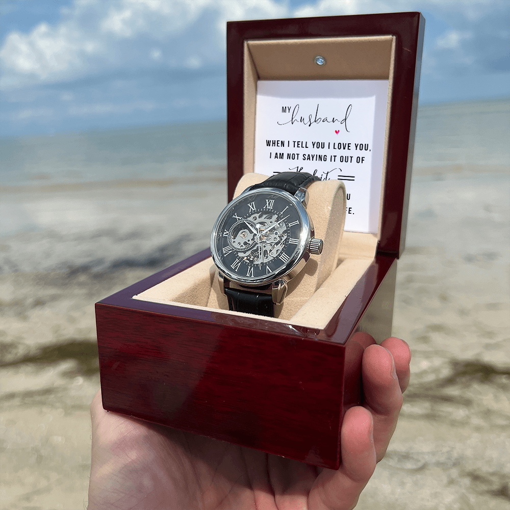 Openwork Watch for Husband