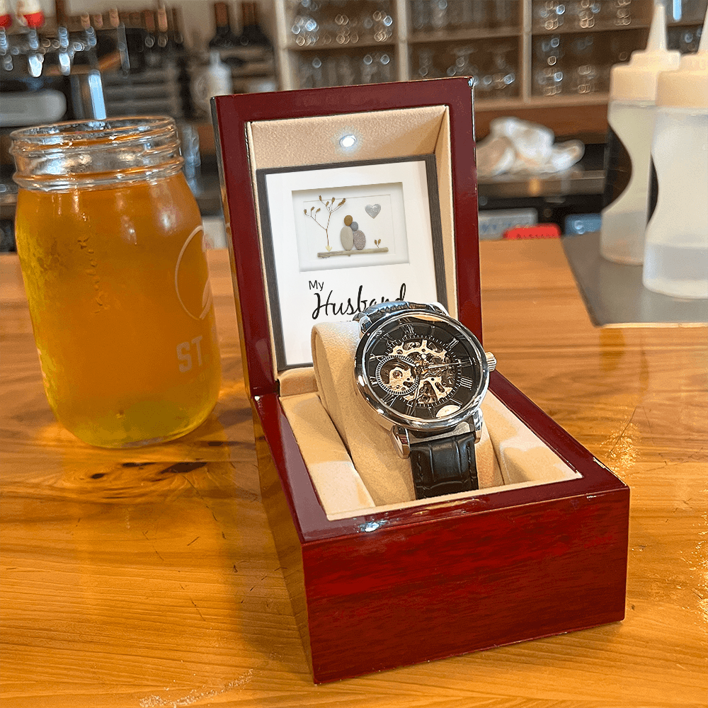 Openwork Watch Gift for Husband
