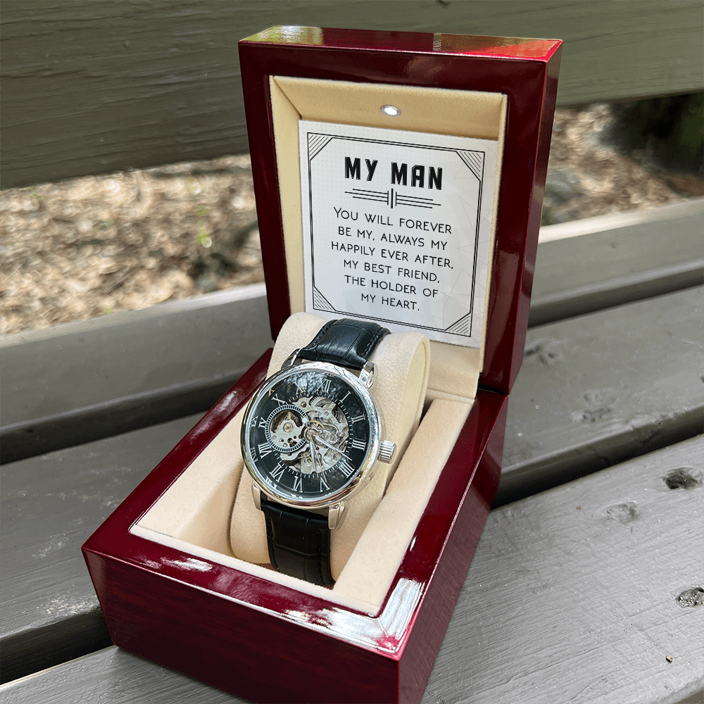 Openwork Watch Gift for Him