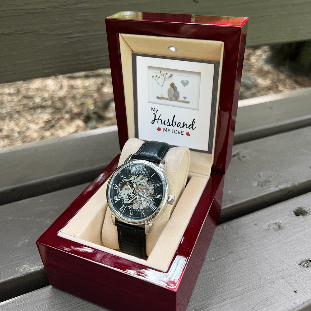 Openwork Watch Gift for Husband