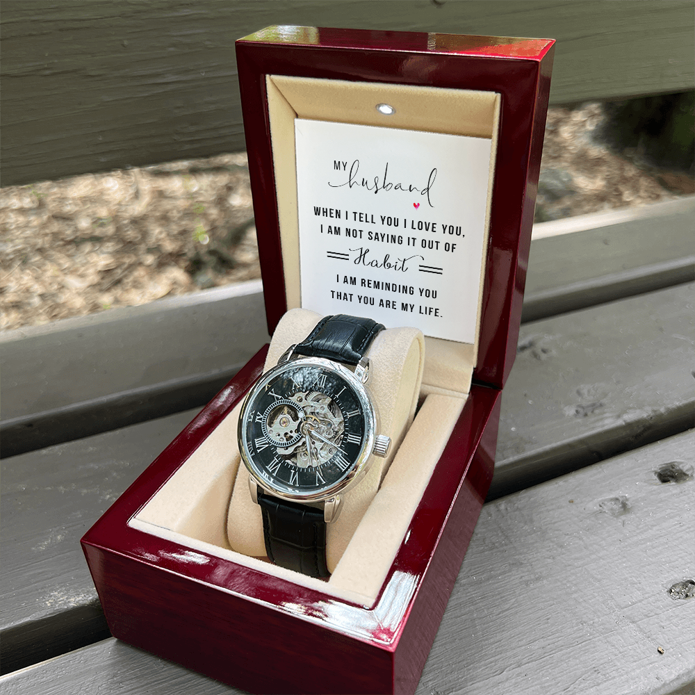 Openwork Watch for Husband