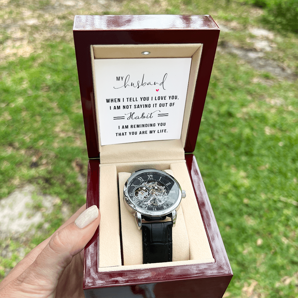 Openwork Watch for Husband