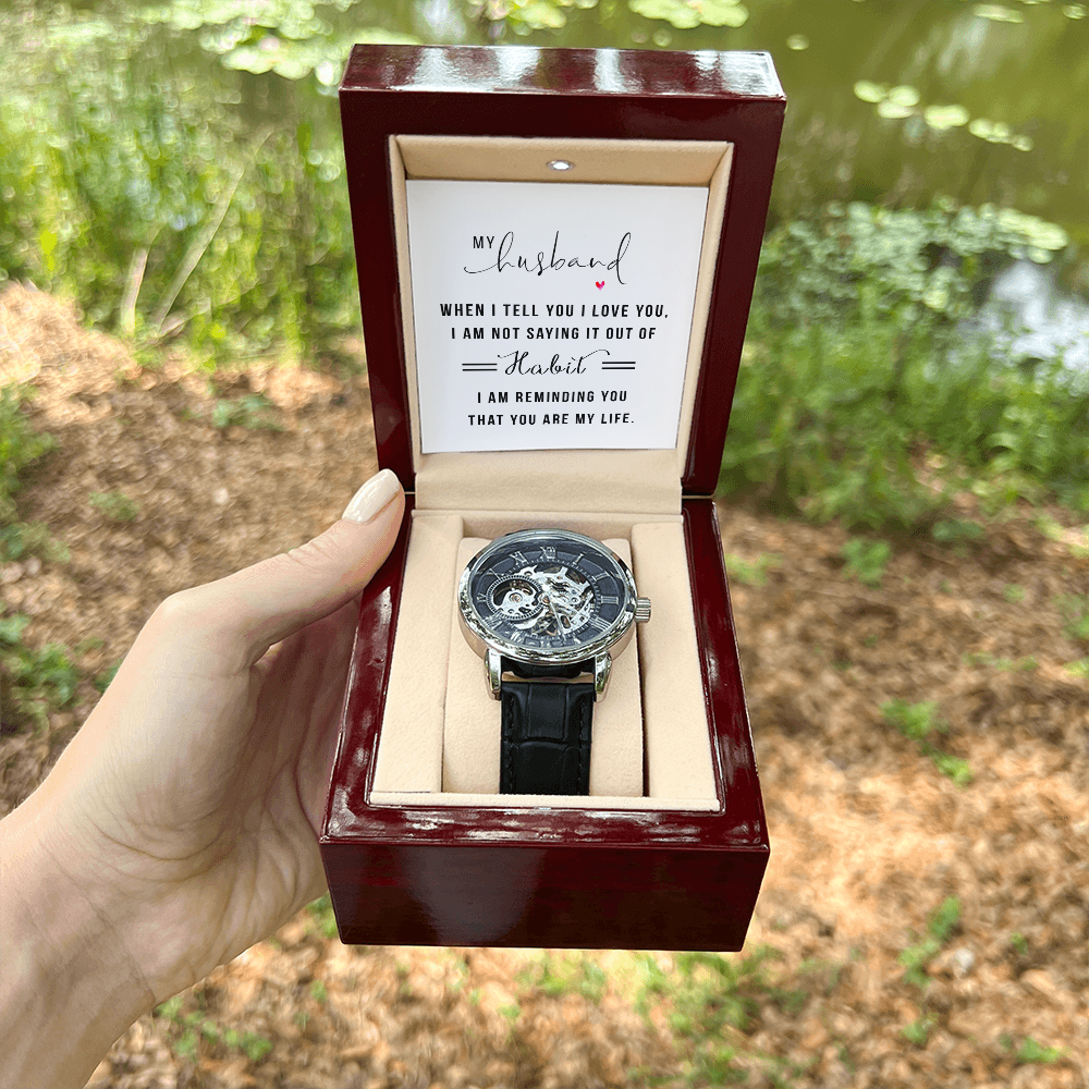 Openwork Watch for Husband