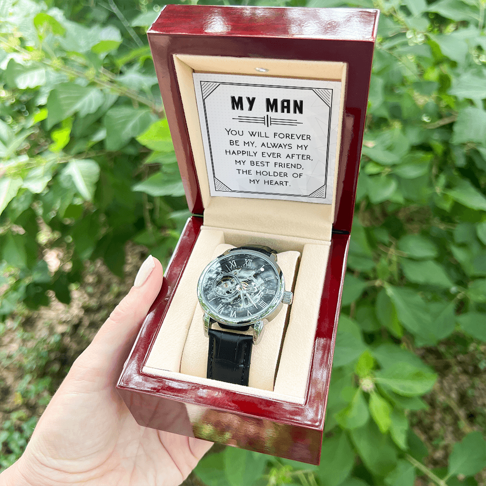 Openwork Watch Gift for Him
