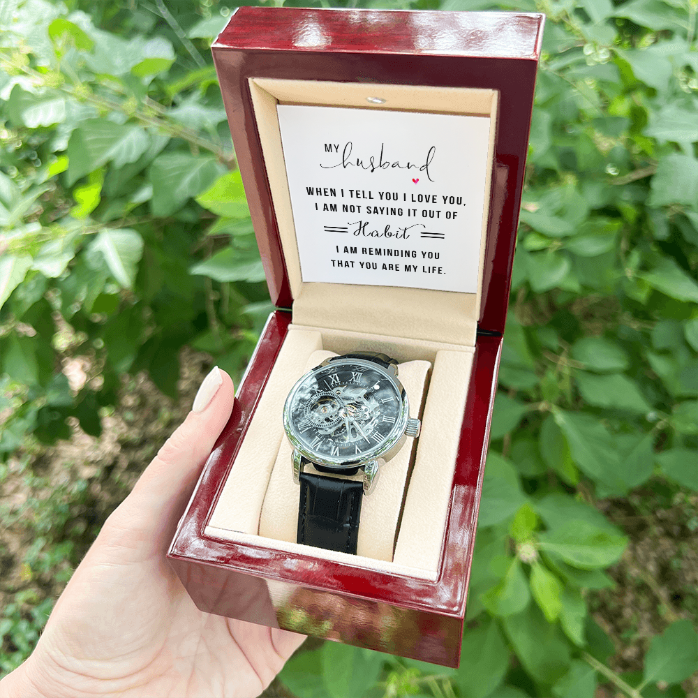 Openwork Watch for Husband