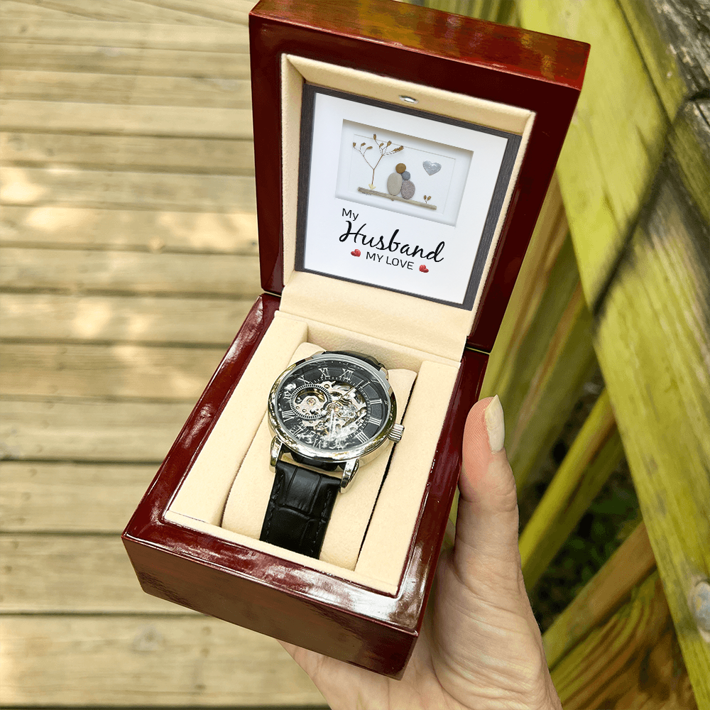 Openwork Watch Gift for Husband