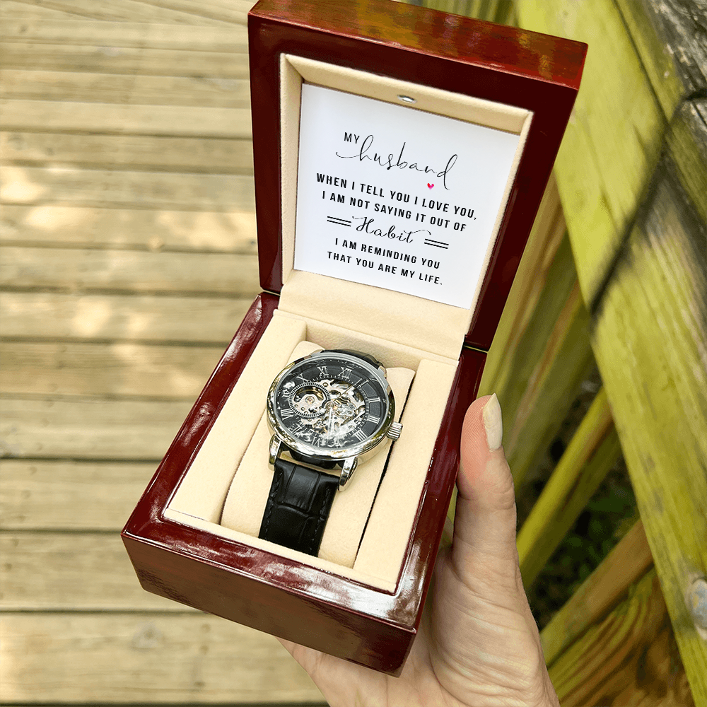 Openwork Watch for Husband