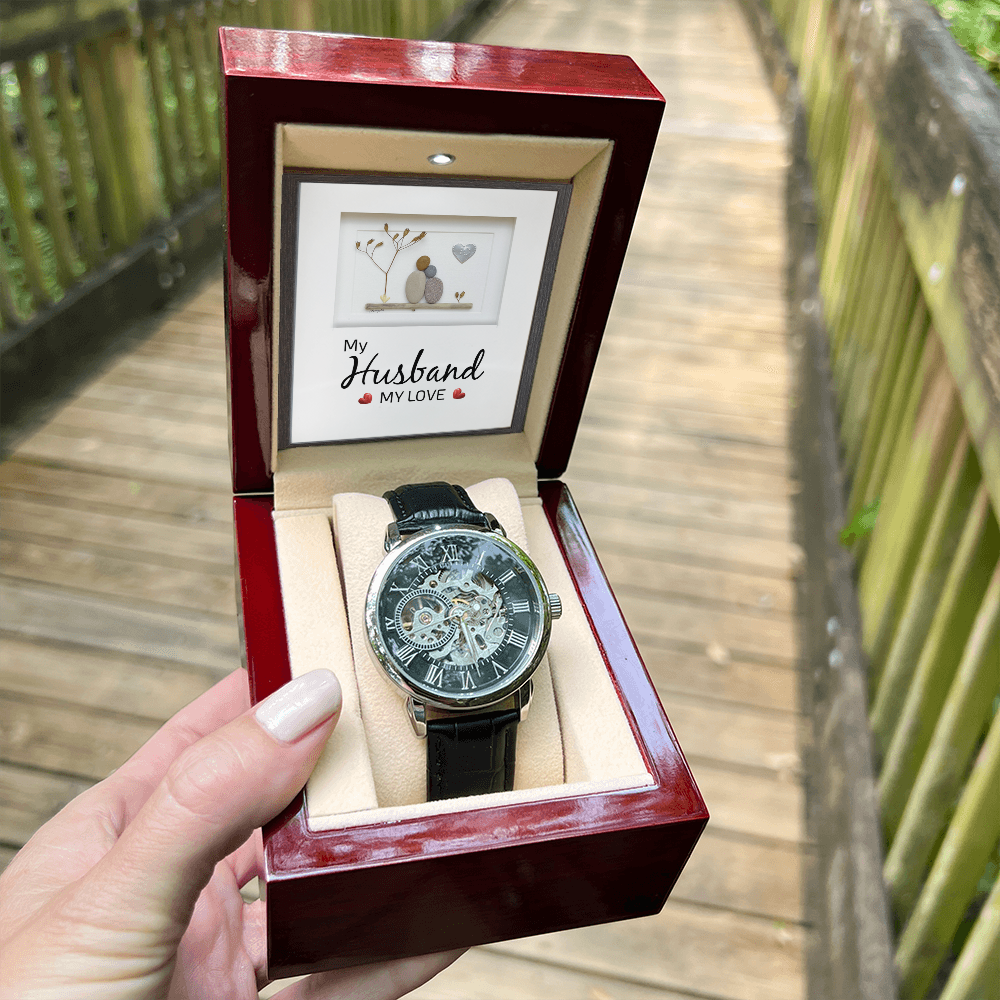 Openwork Watch Gift for Husband