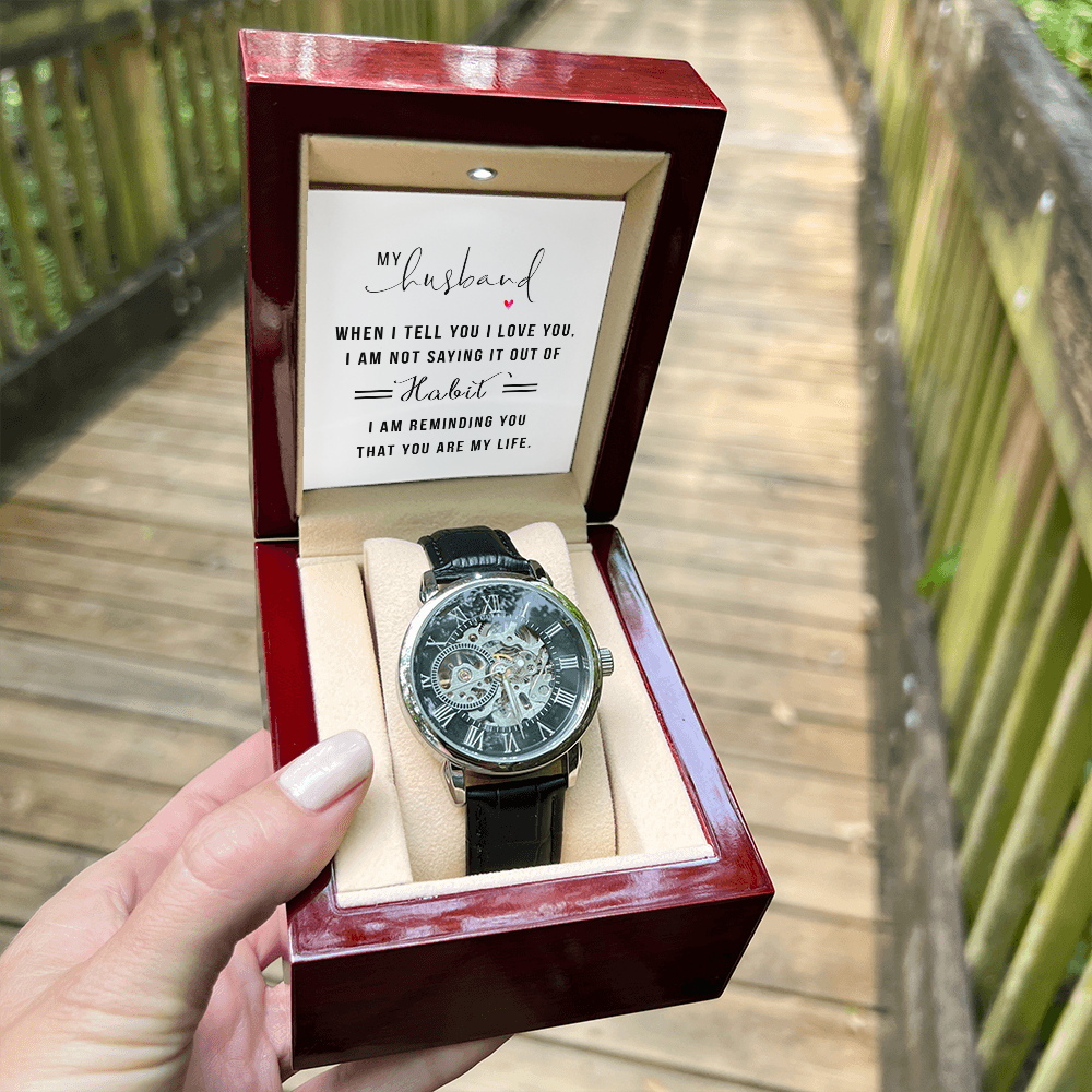 Openwork Watch for Husband