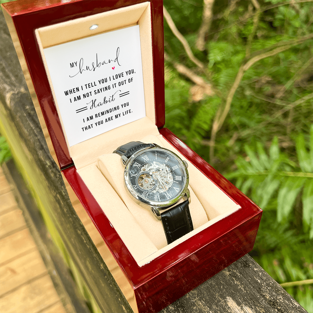 Openwork Watch for Husband