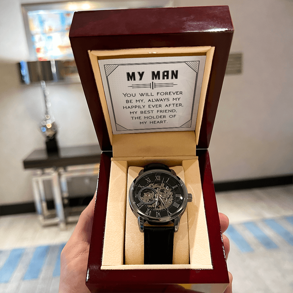 Openwork Watch Gift for Him