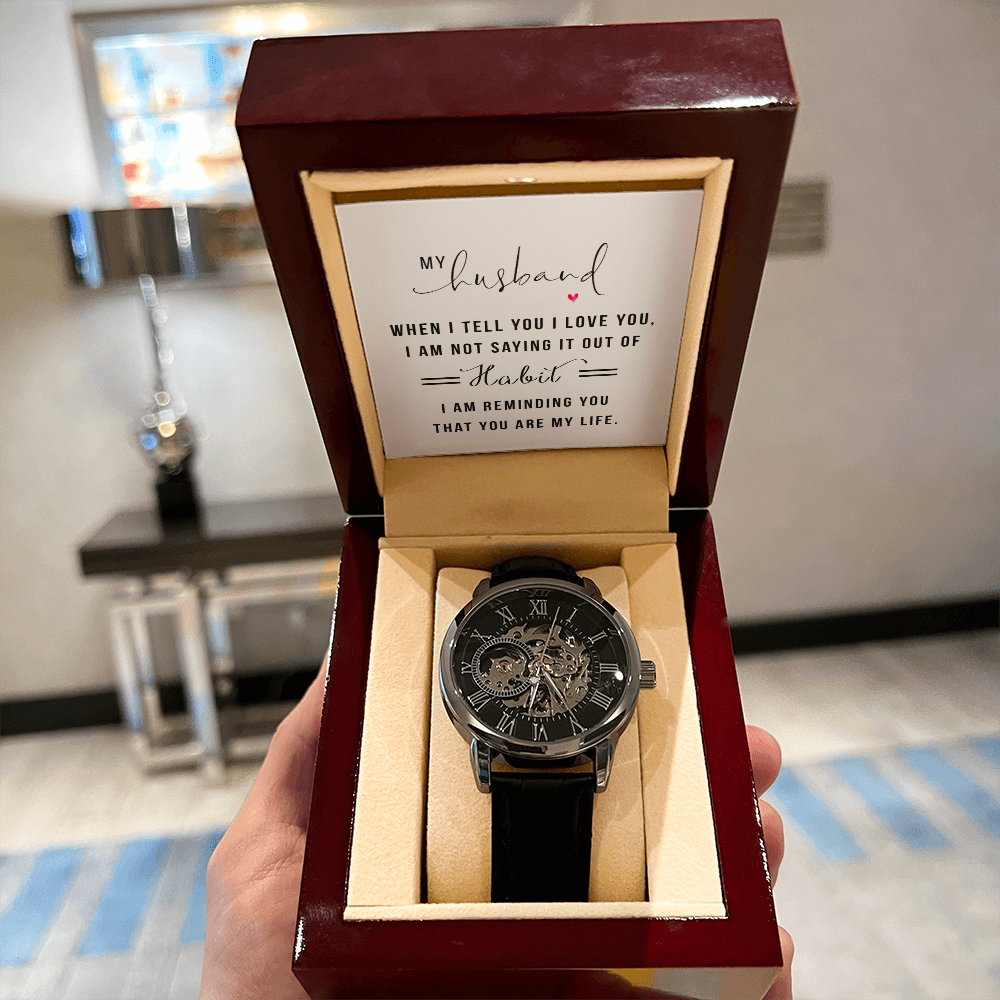 Openwork Watch for Husband