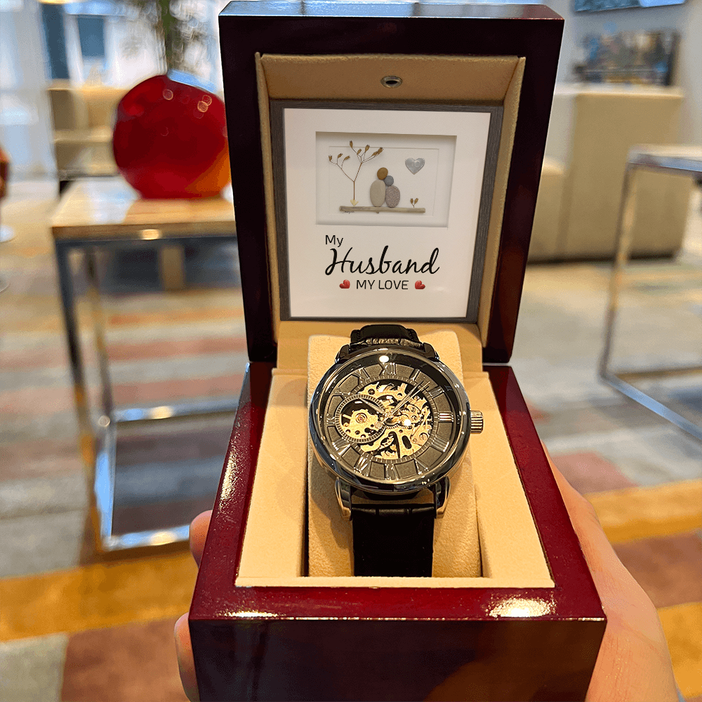 Openwork Watch Gift for Husband