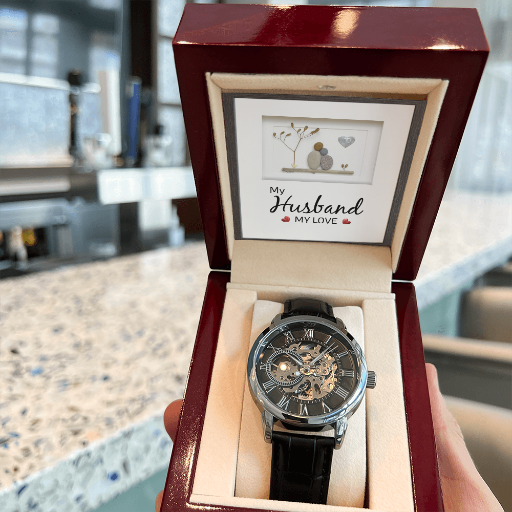 Openwork Watch Gift for Husband