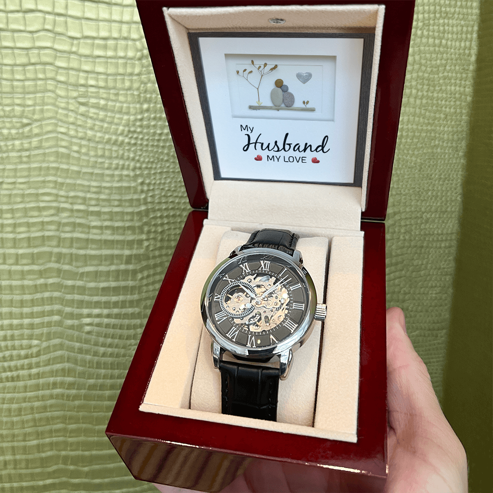 Openwork Watch Gift for Husband