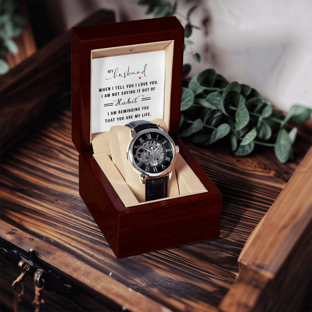Openwork Watch for Husband