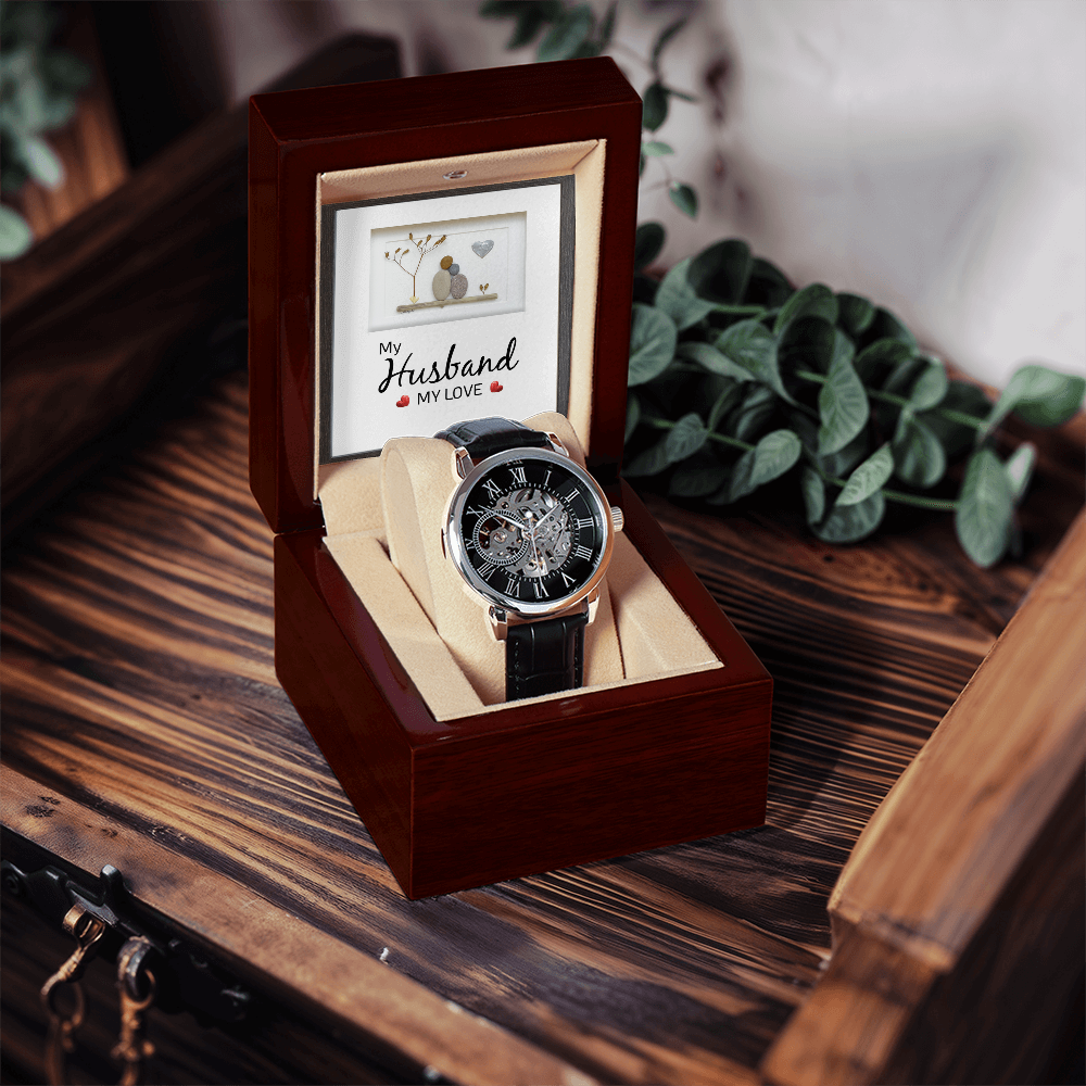 Openwork Watch Gift for Husband