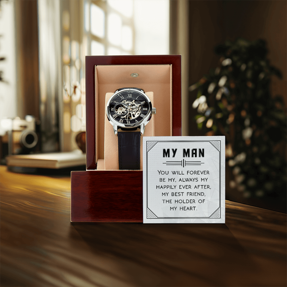 Openwork Watch Gift for Him