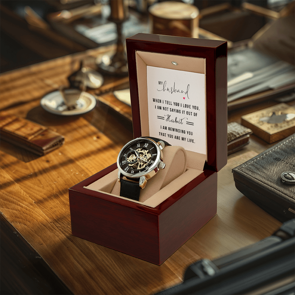 Openwork Watch for Husband