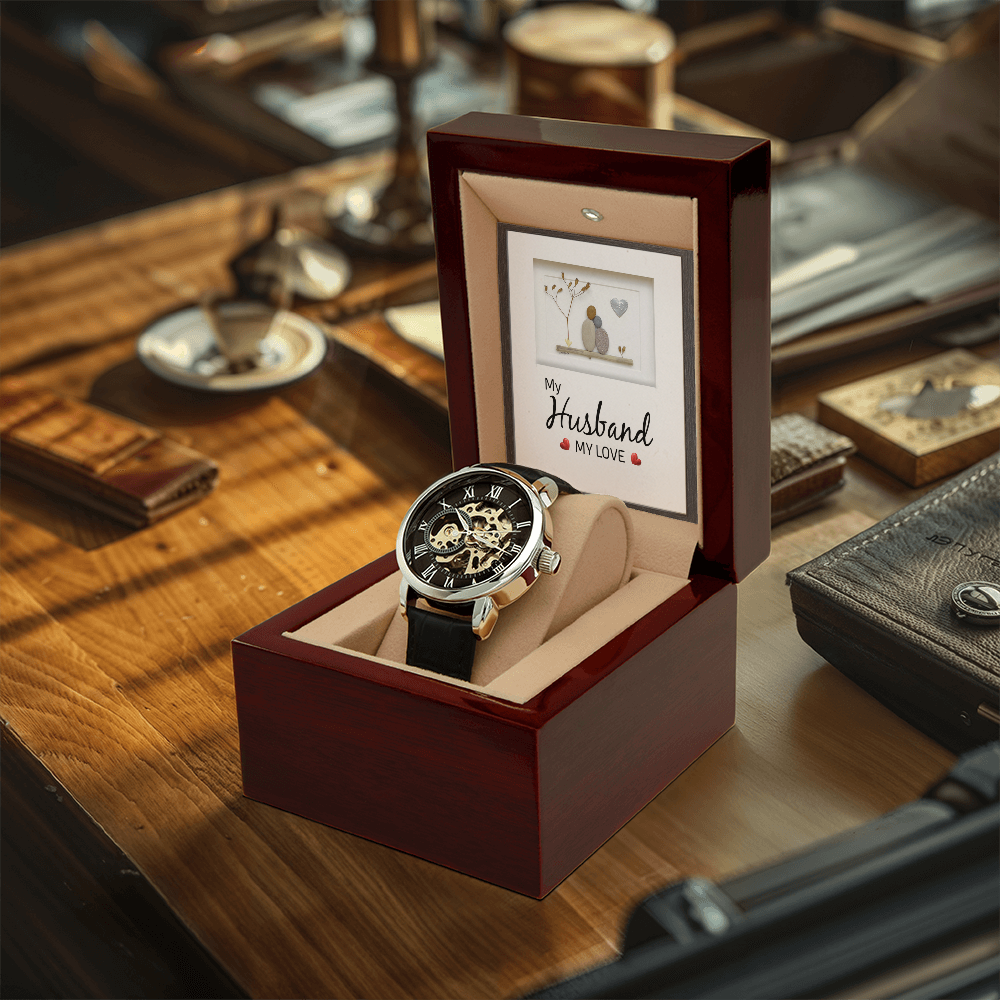 Openwork Watch Gift for Husband