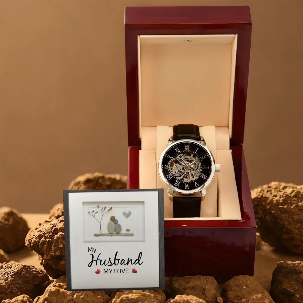 Openwork Watch Gift for Husband
