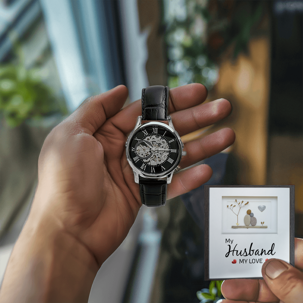 Openwork Watch Gift for Husband