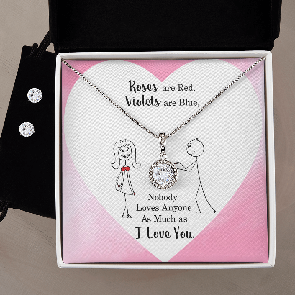 Eternal Hope Necklace & Earing Set Gift for Her