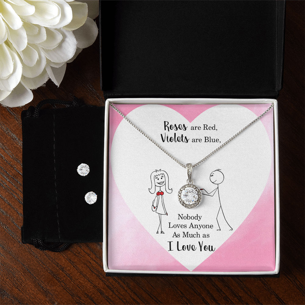 Eternal Hope Necklace & Earing Set Gift for Her