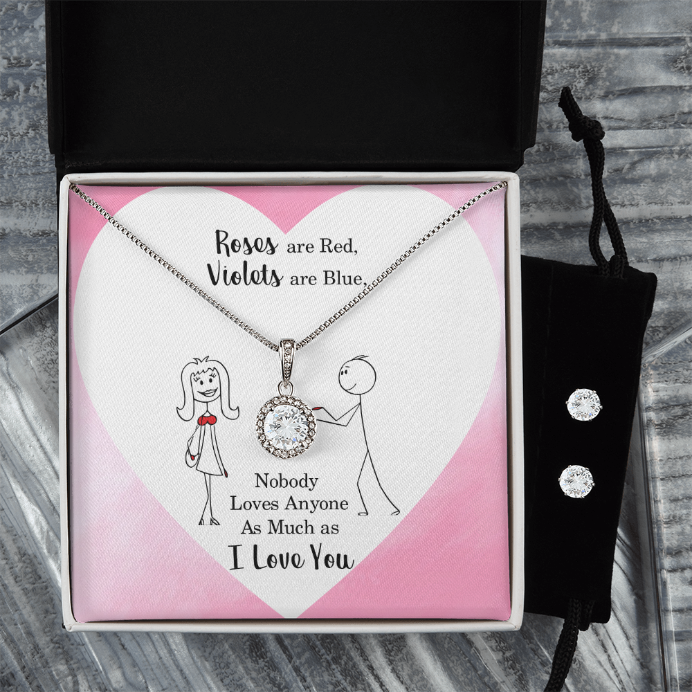 Eternal Hope Necklace & Earing Set Gift for Her