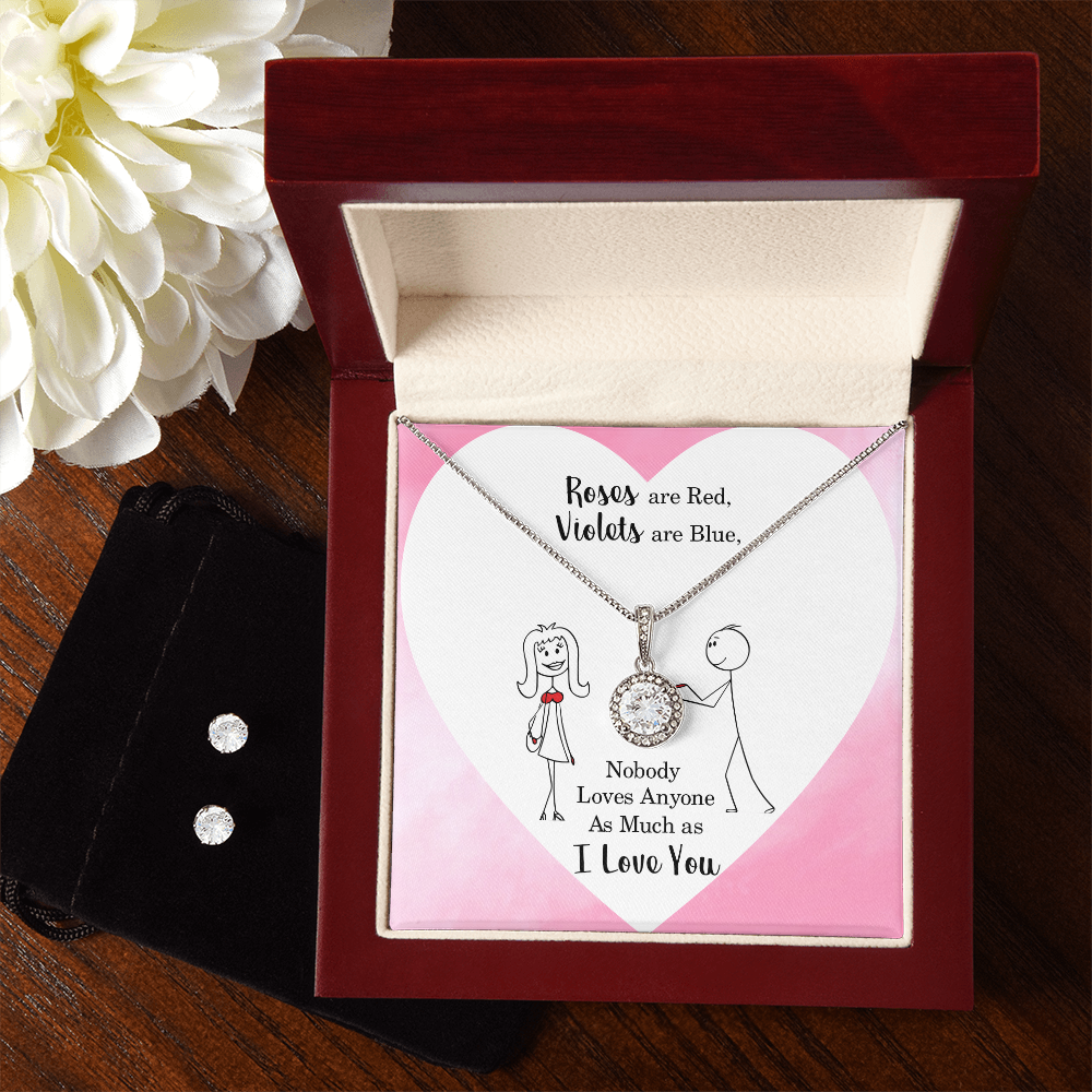 Eternal Hope Necklace & Earing Set Gift for Her