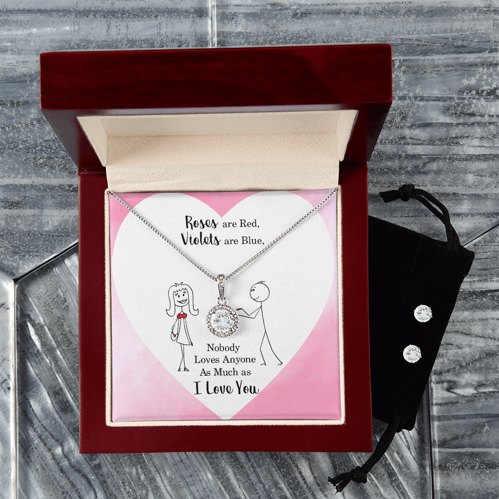 Eternal Hope Necklace & Earing Set Gift for Her