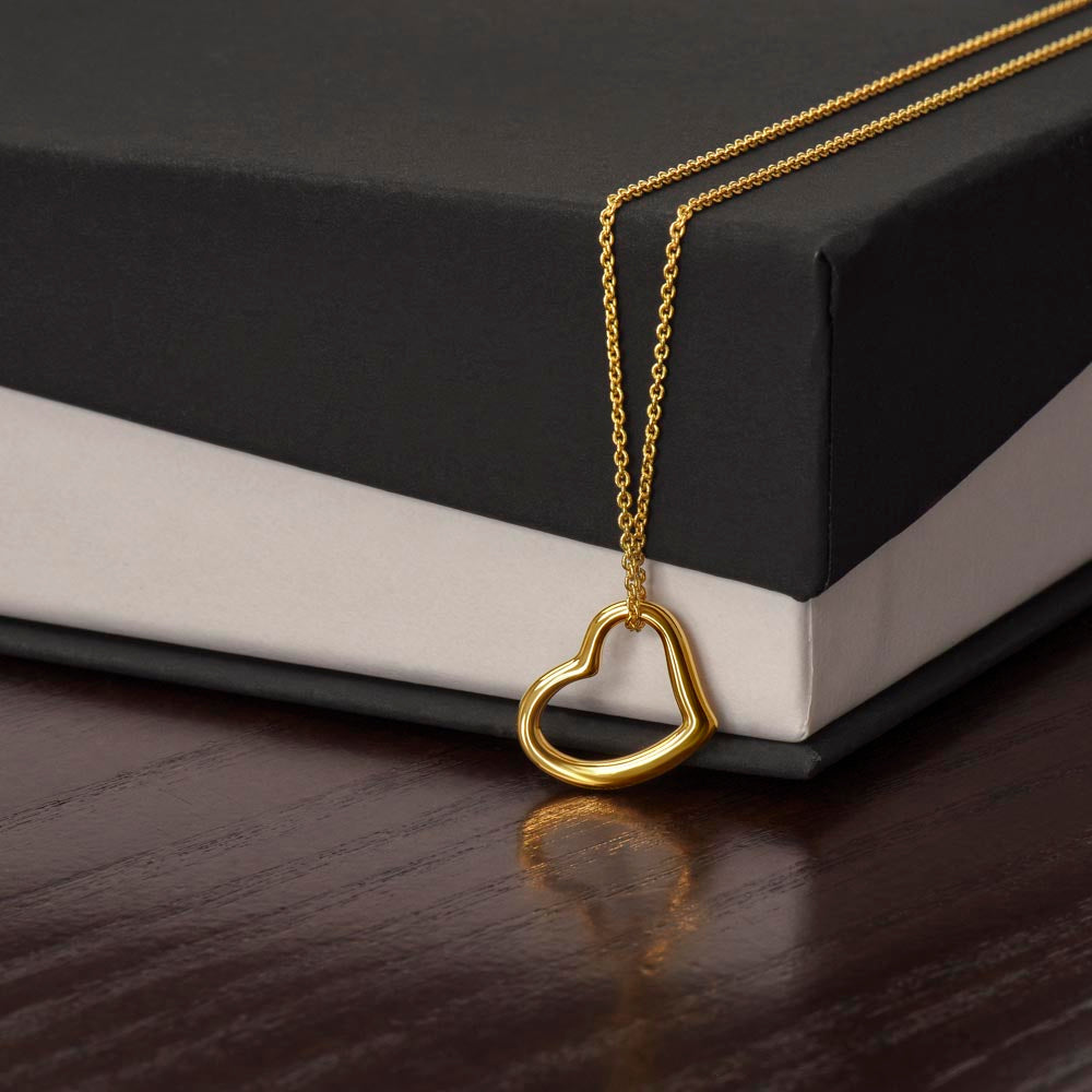 Delicate Heart Necklace – Gift for Her