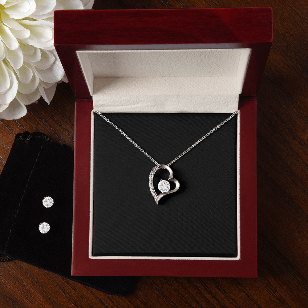 Forever Love Necklace & Earring Set