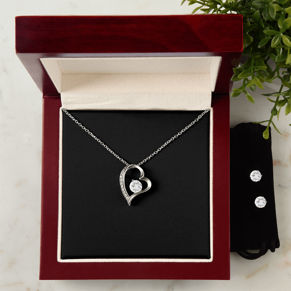 Forever Love Necklace & Earring Set