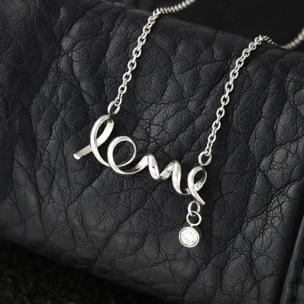Scripted Love Necklace