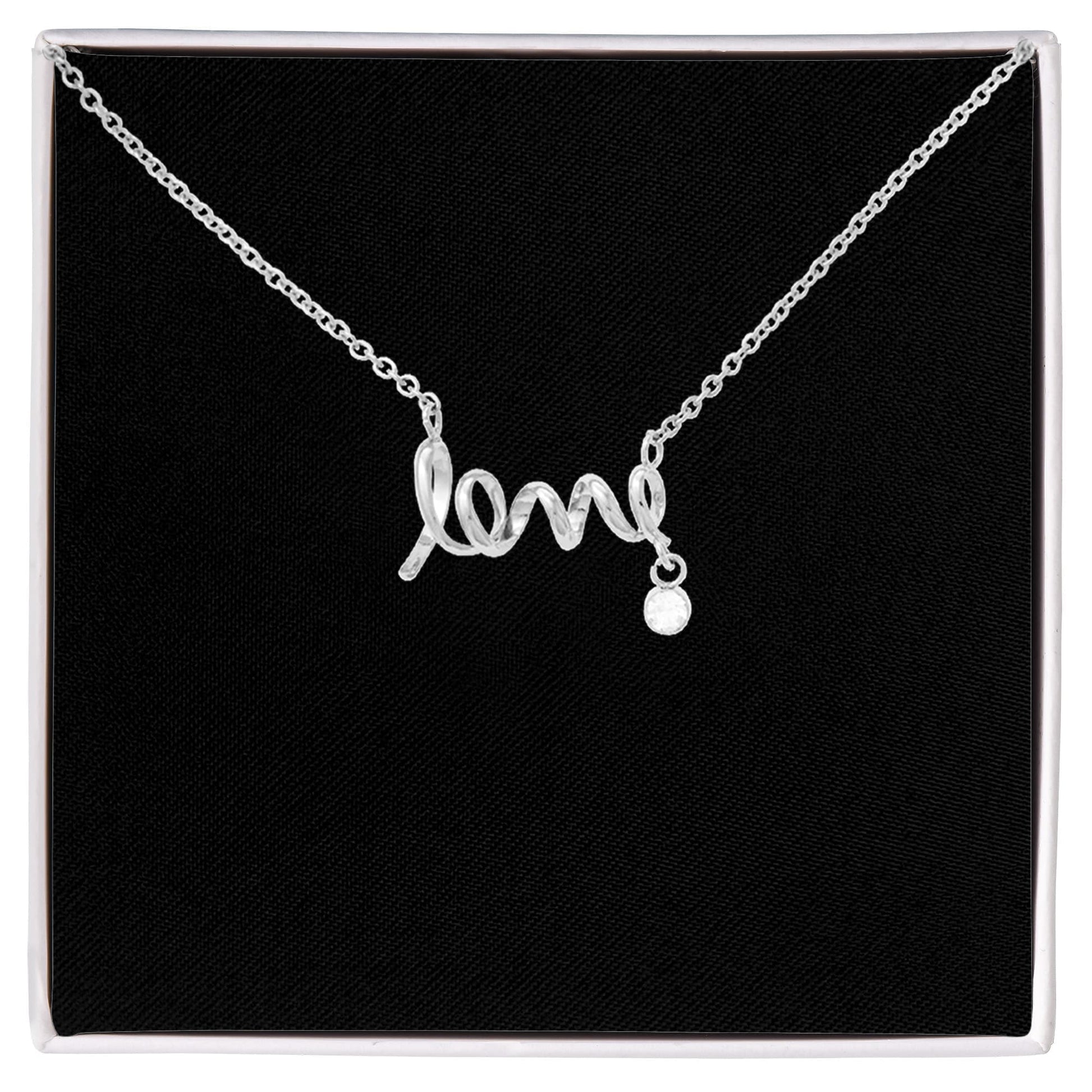Scripted Love Necklace