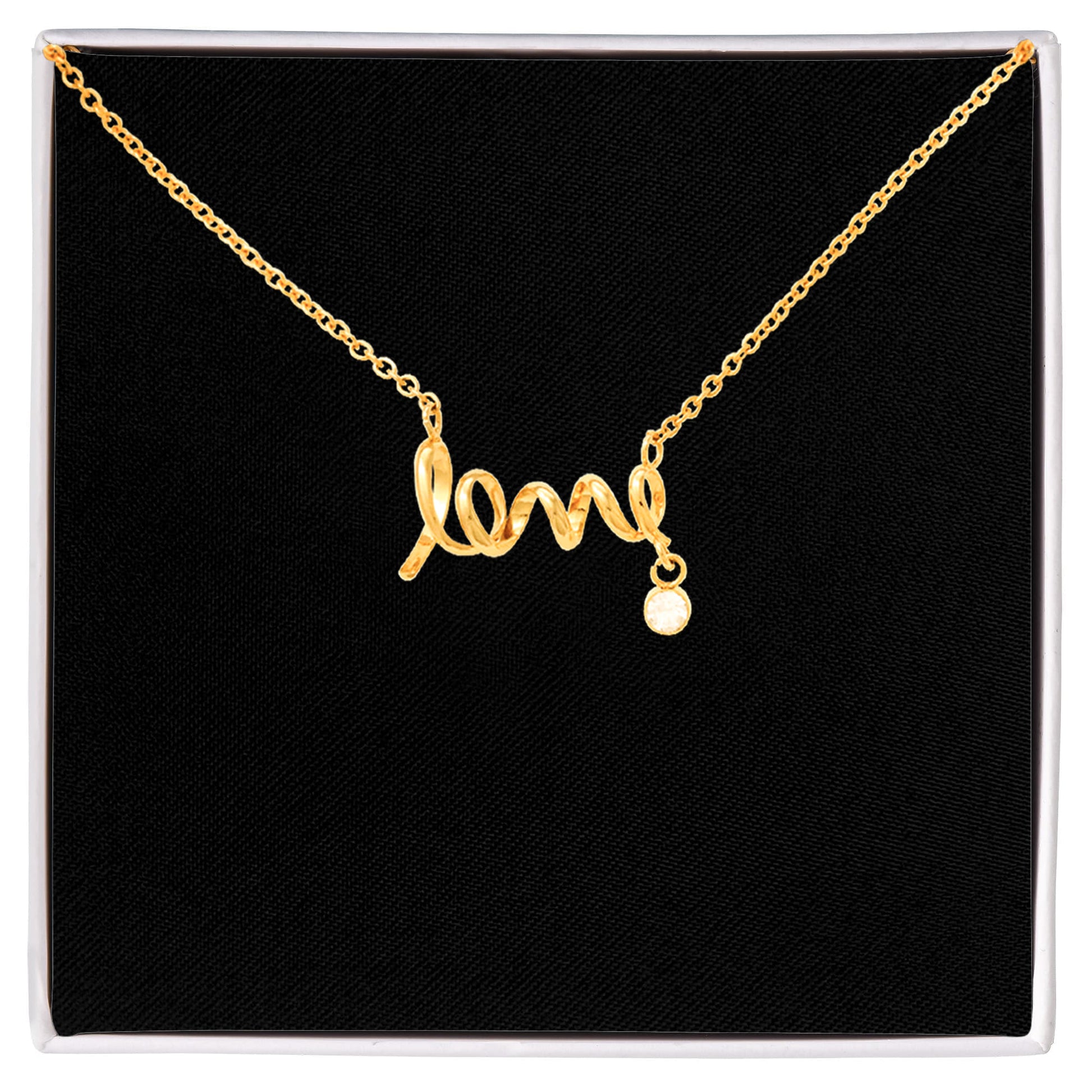 Scripted Love Necklace