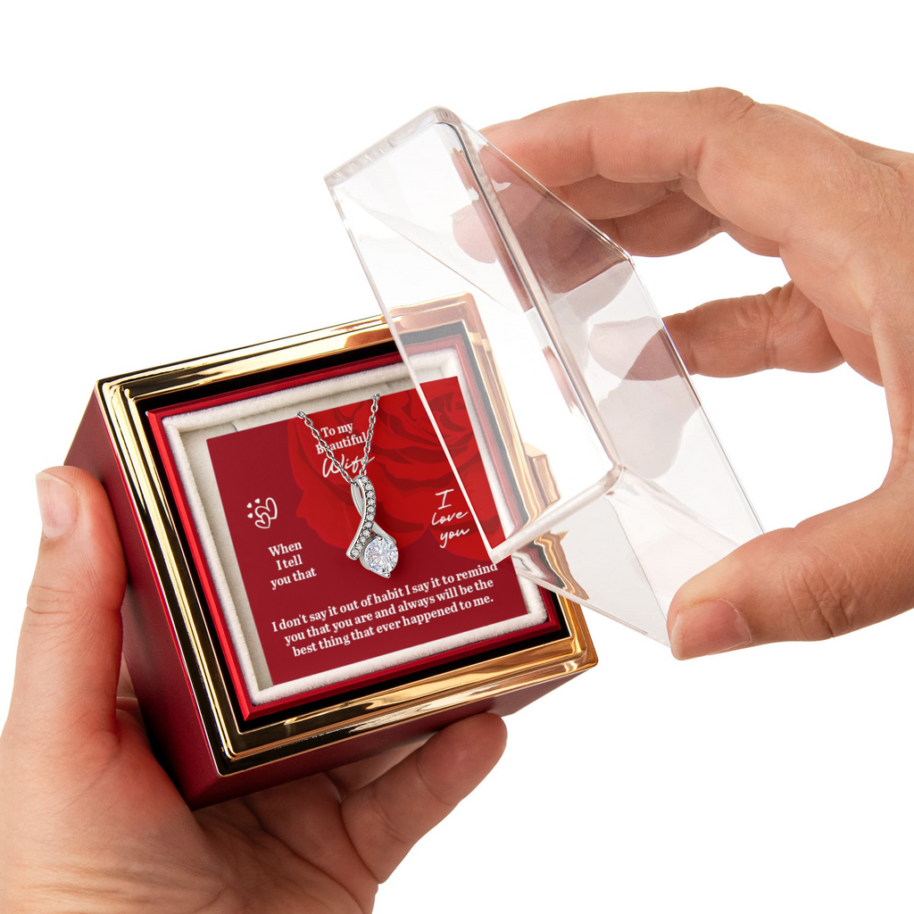 Alluring Beauty Rotating Rose Gift Box Gift for Wife