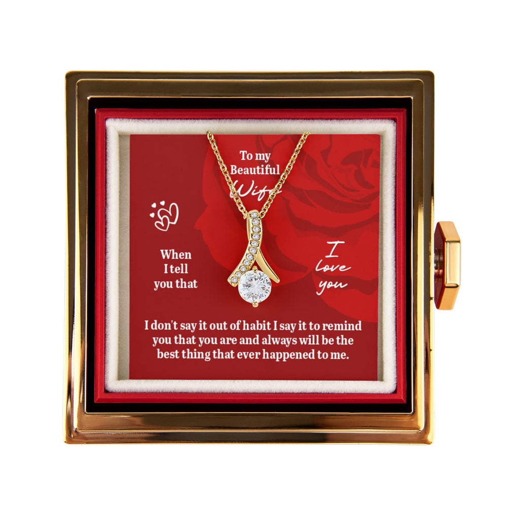Alluring Beauty Rotating Rose Gift Box Gift for Wife