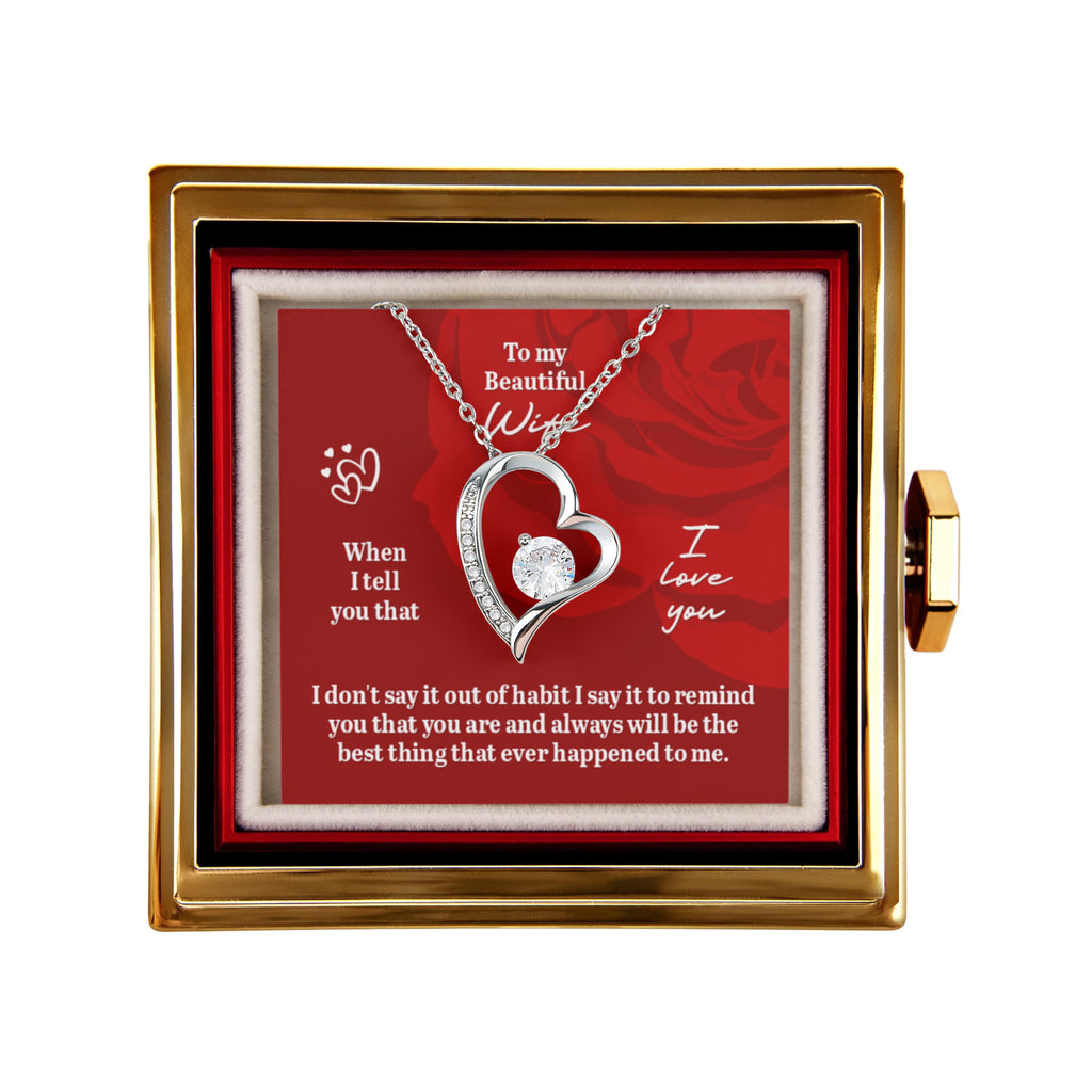 Forever Love Rotating Rose Gift Box Gift for Wife