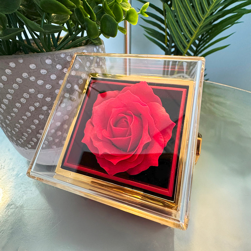 Love Knot Rotating Rose Gift Box Gift for Wife